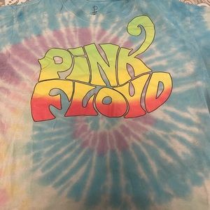 pink floyd cropped tshirt
